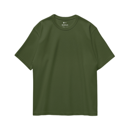 Basic Oversize Tees - Army Green