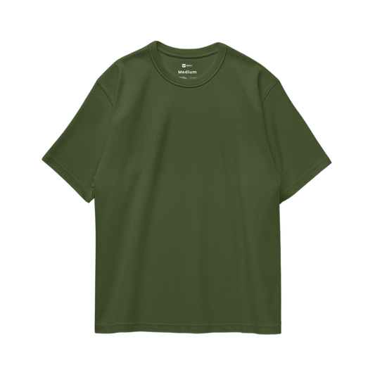 Basic Oversize Tees - Army Green