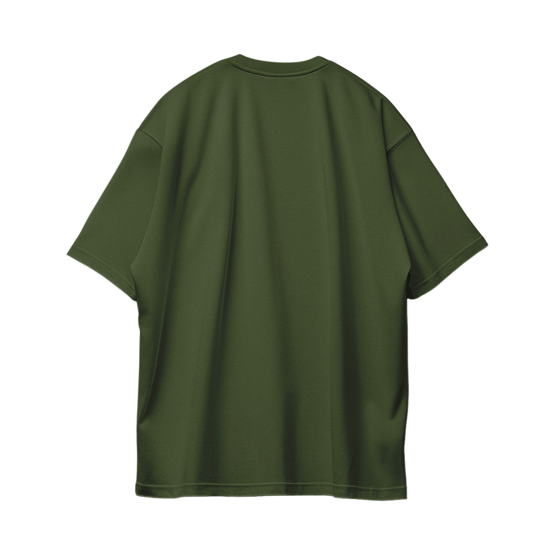 Basic Oversize Tees - Army Green