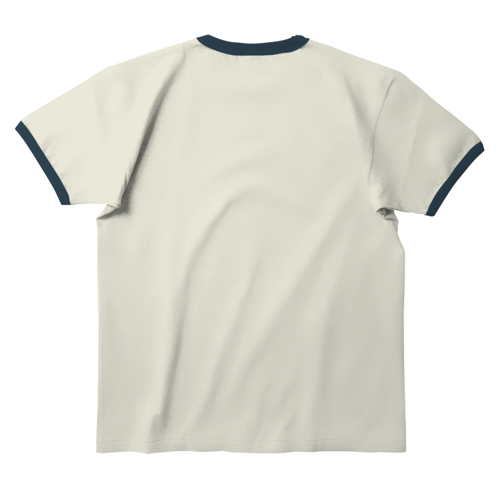 Ring Tees - Broken White Ring Navy