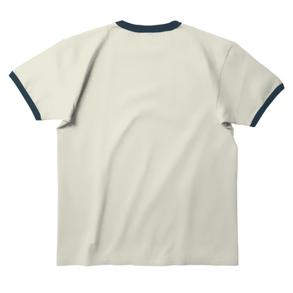 Ring Tees - Broken White Ring Navy