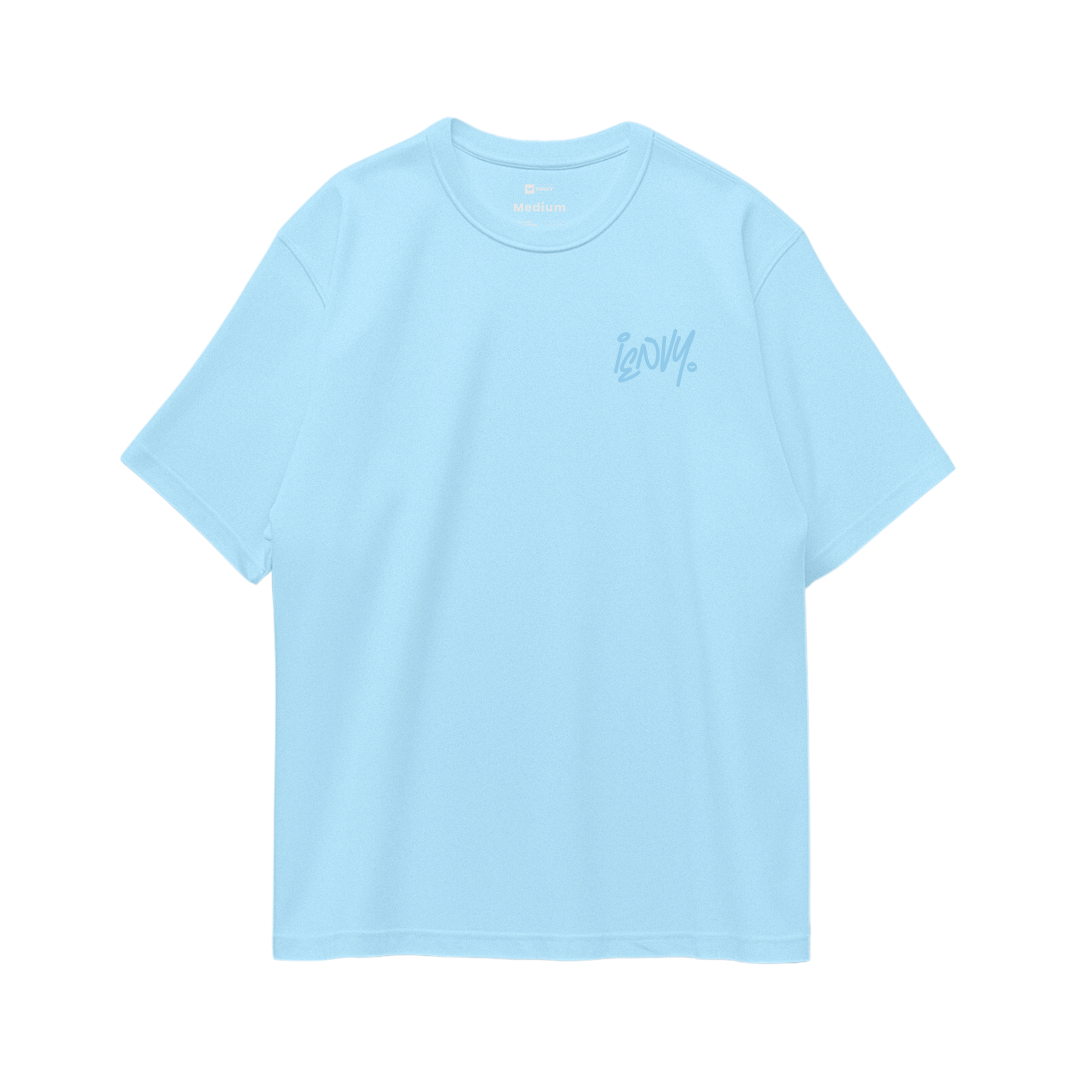 Sign Oversize Tees - Baby Blue