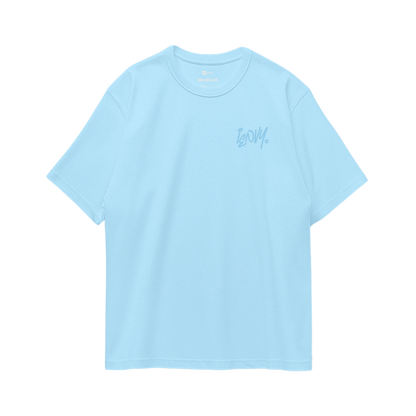 Sign Oversize Tees - Baby Blue