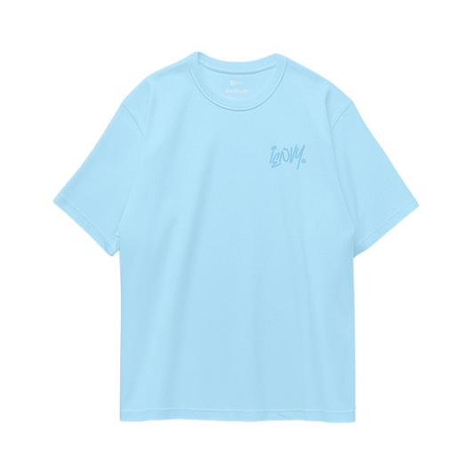 Sign Oversize Tees - Baby Blue