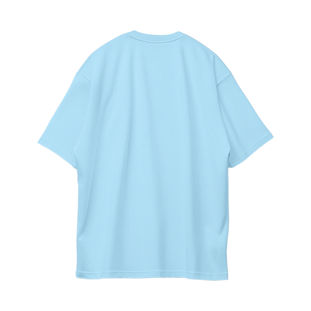 Basic Oversize Tees - Baby Blue