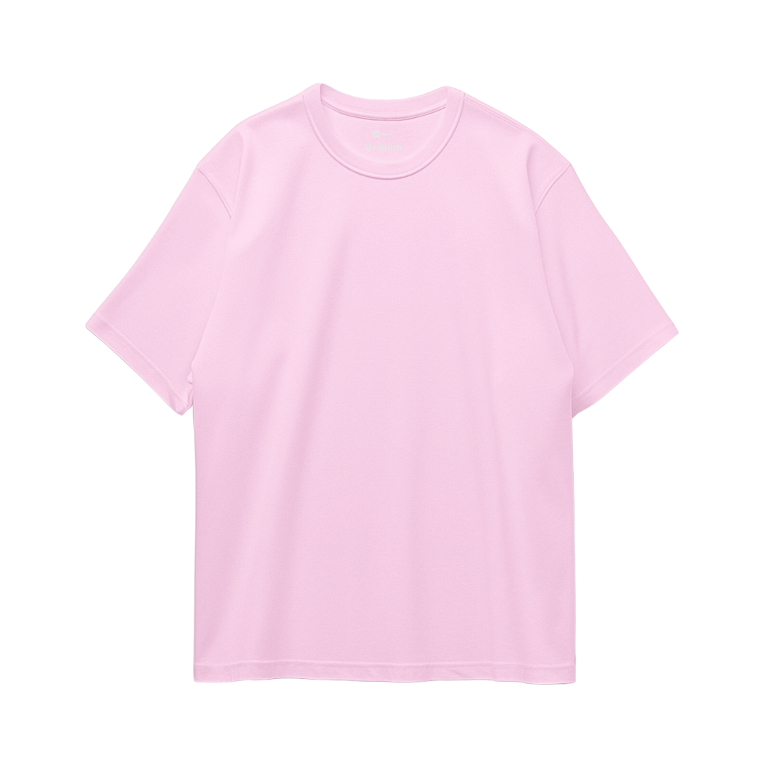 Basic Oversize Tees - Baby Pink