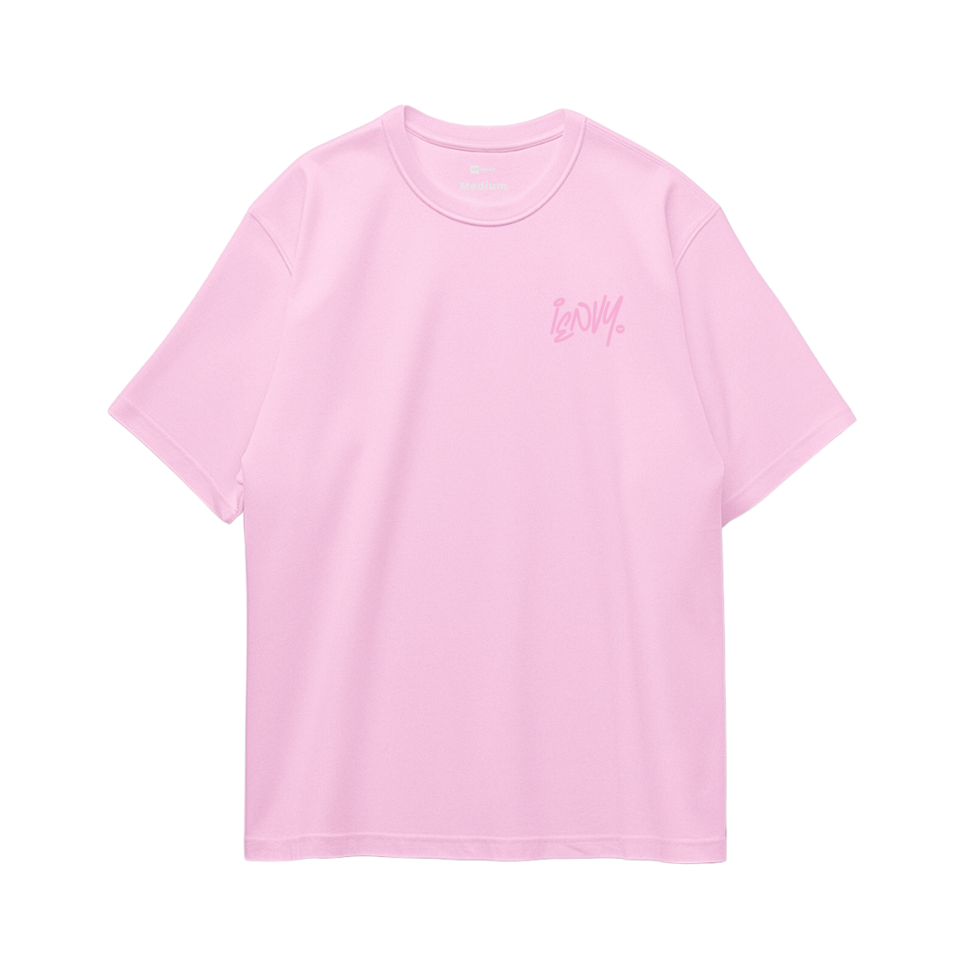 Sign Oversize Tees - Baby Pink
