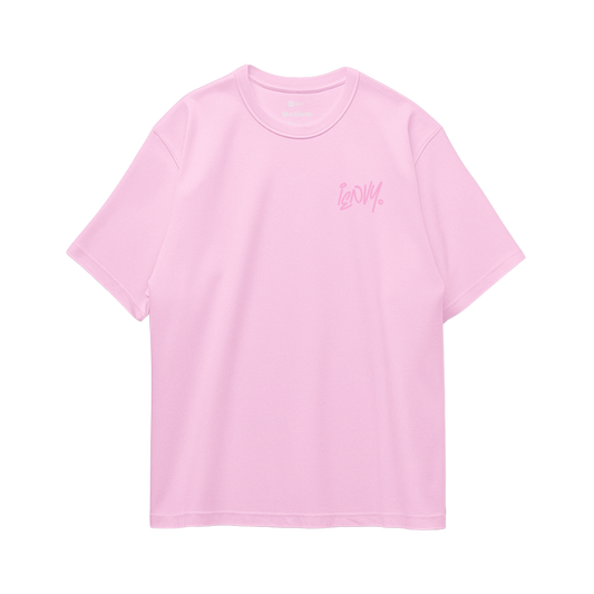 Sign Oversize Tees - Baby Pink