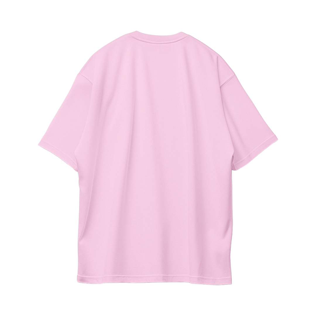 Basic Oversize Tees - Baby Pink