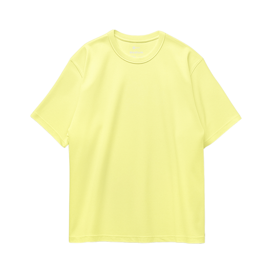 Basic Oversize Tees - Baby Yellow