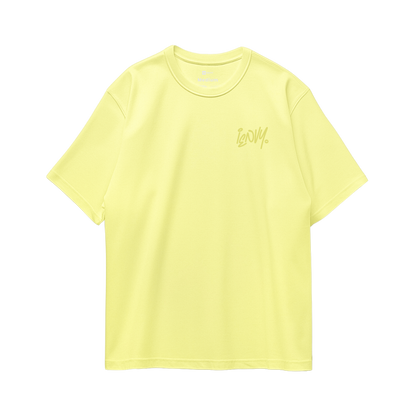 Sign Oversize Tees - Baby Yellow