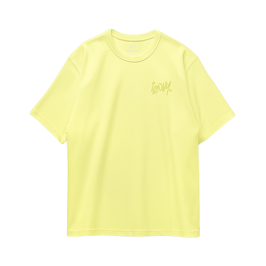 Sign Oversize Tees - Baby Yellow