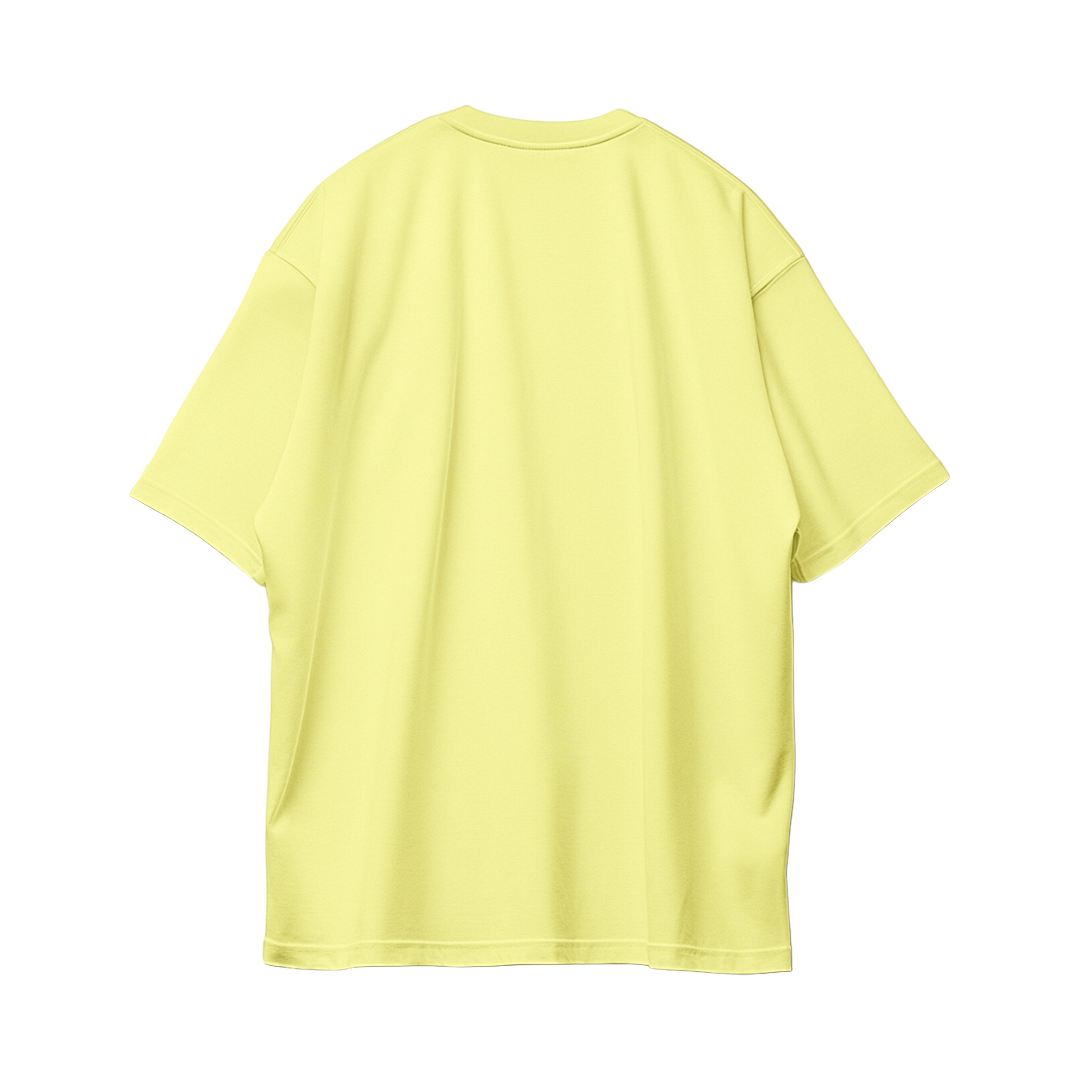 Basic Oversize Tees - Baby Yellow