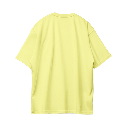Basic Oversize Tees - Baby Yellow