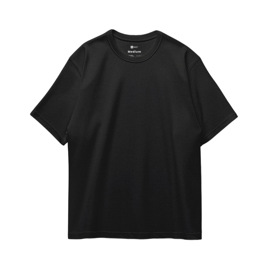 Basic Oversize Tees - Black