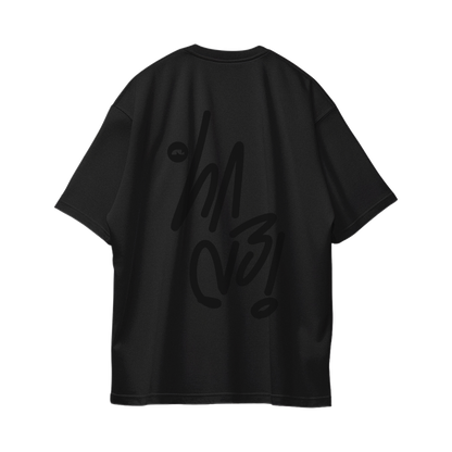 Sign Oversize Tees - Black