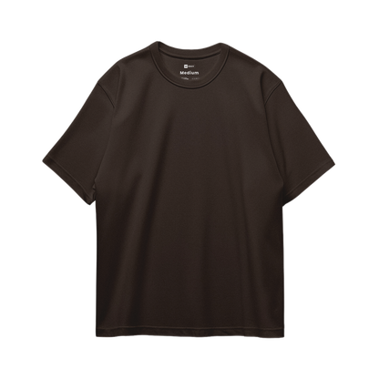 Basic Oversize Tees - Dark Brown