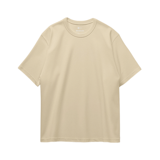 Basic Oversize Tees - Cream