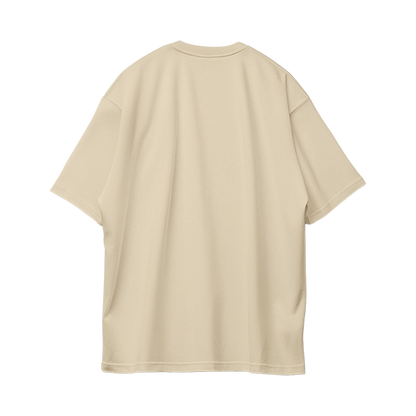 Basic Oversize Tees - Cream