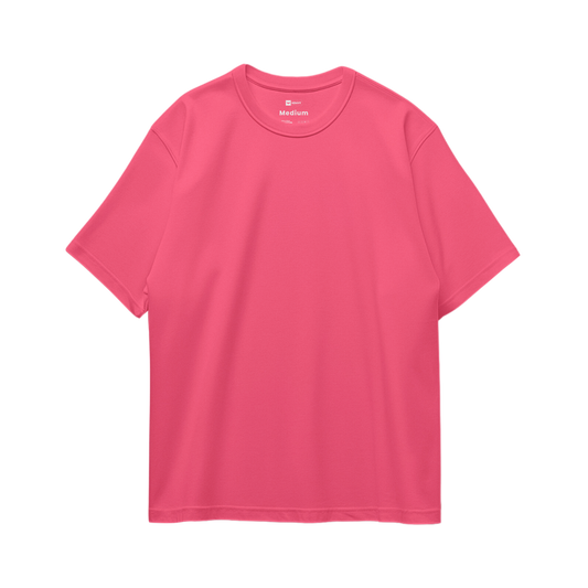 Basic Oversize Tees - Coral