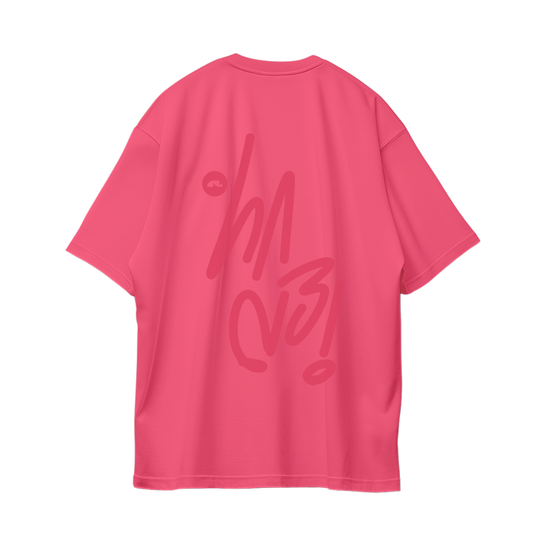 Sign Oversize Tees - Coral