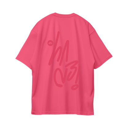 Sign Oversize Tees - Coral