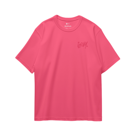 Sign Oversize Tees - Coral