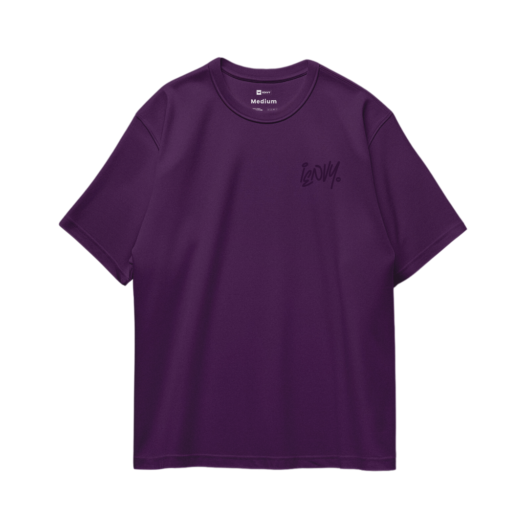 Sign Oversize Tees - Purple