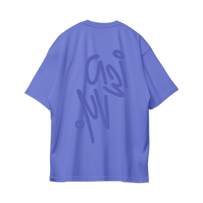 Sign Oversize Tees - Deep Blue