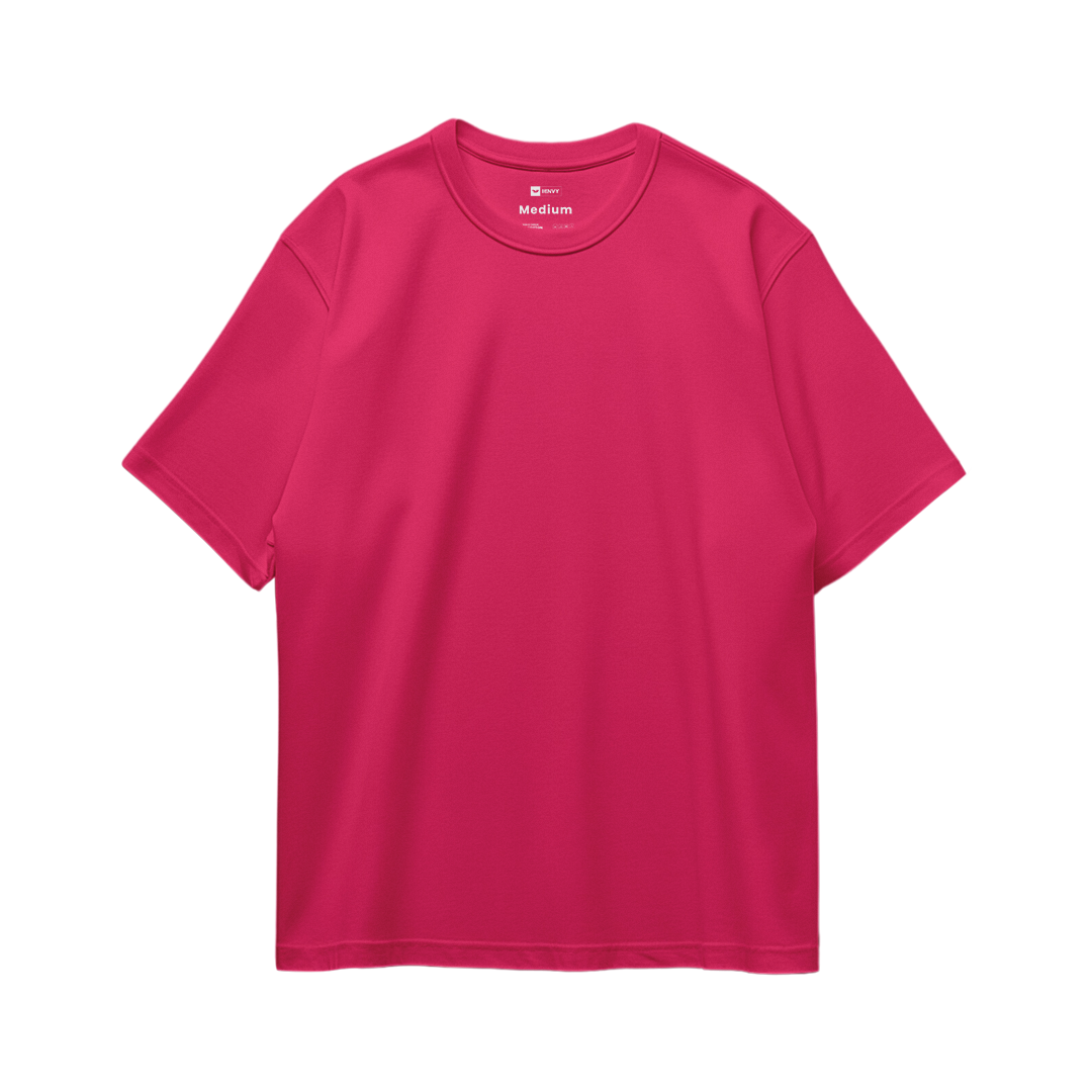 Basic Oversize Tees - Pink Fanta