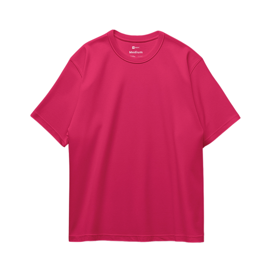 Basic Oversize Tees - Pink Fanta