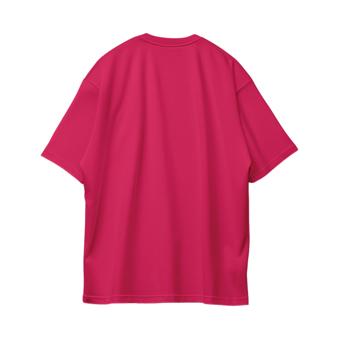 Basic Oversize Tees - Pink Fanta