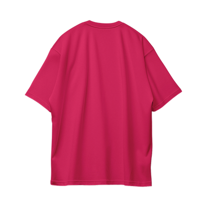 Basic Oversize Tees - Pink Fanta