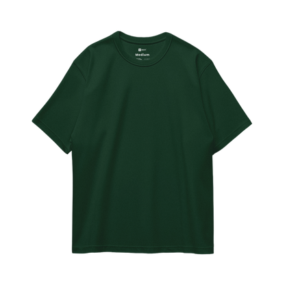 Basic Oversize Tees - Dark Green