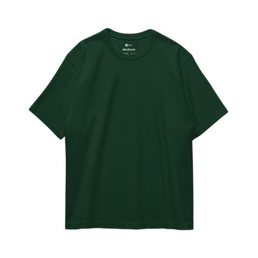 Basic Oversize Tees - Dark Green