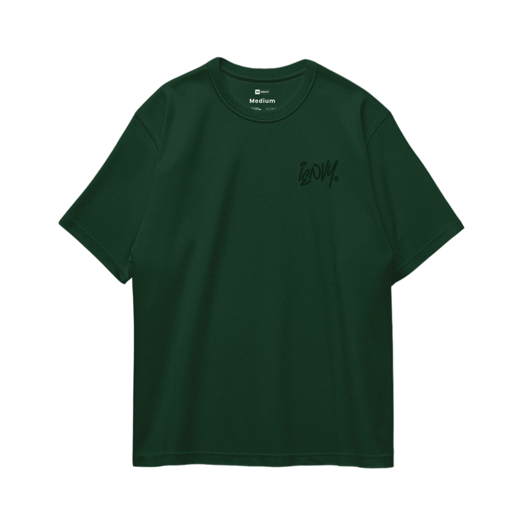 Sign Oversize Tees - Dark Green