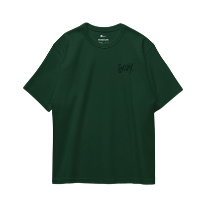 Sign Oversize Tees - Dark Green