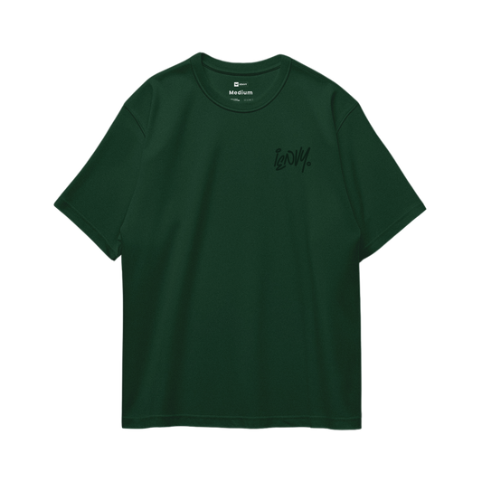 Sign Oversize Tees - Dark Green