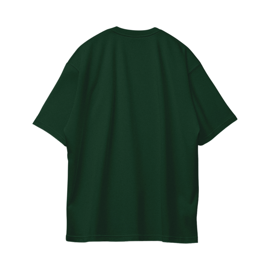Basic Oversize Tees - Dark Green