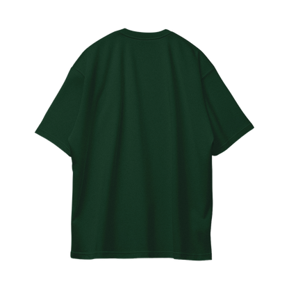 Basic Oversize Tees - Dark Green