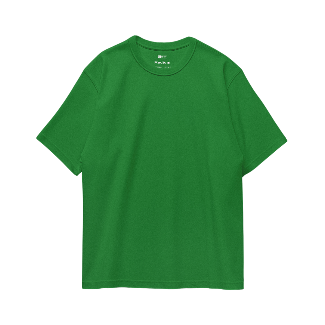 Basic Oversize Tees - Green