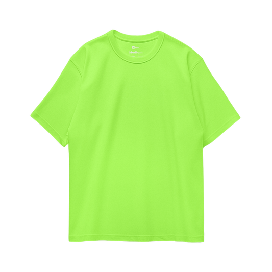 Basic Oversize Tees - Stabillo Green
