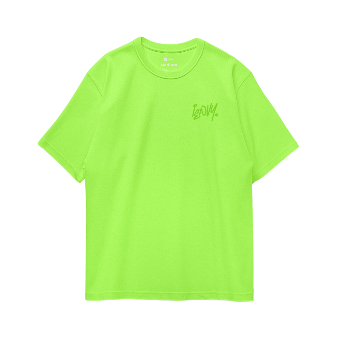 Sign Oversize Tees - Stabillo Green