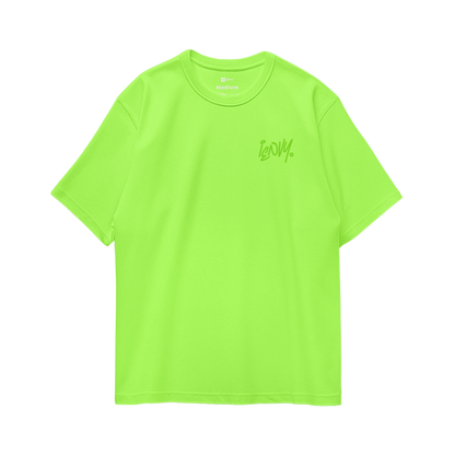 Sign Oversize Tees - Stabillo Green