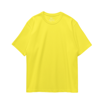 Basic Oversize Tees - Yellow