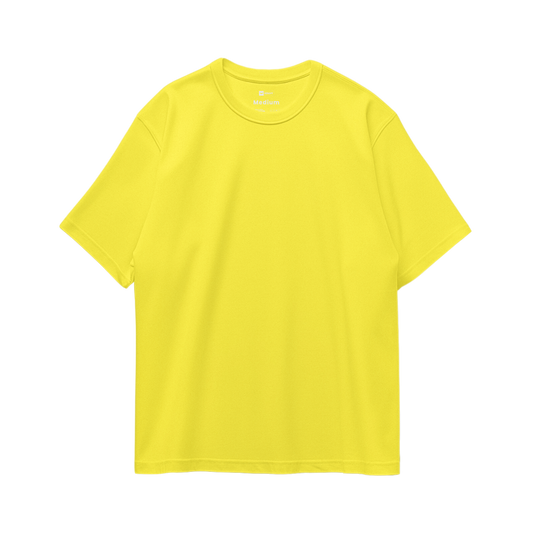 Basic Oversize Tees - Yellow