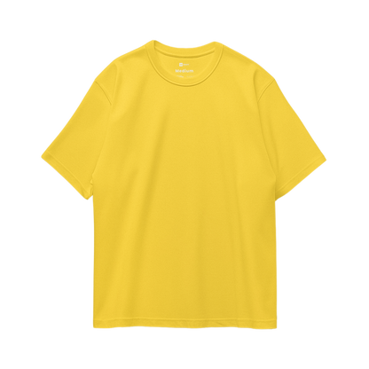 Basic Oversize Tees - Dark Yellow