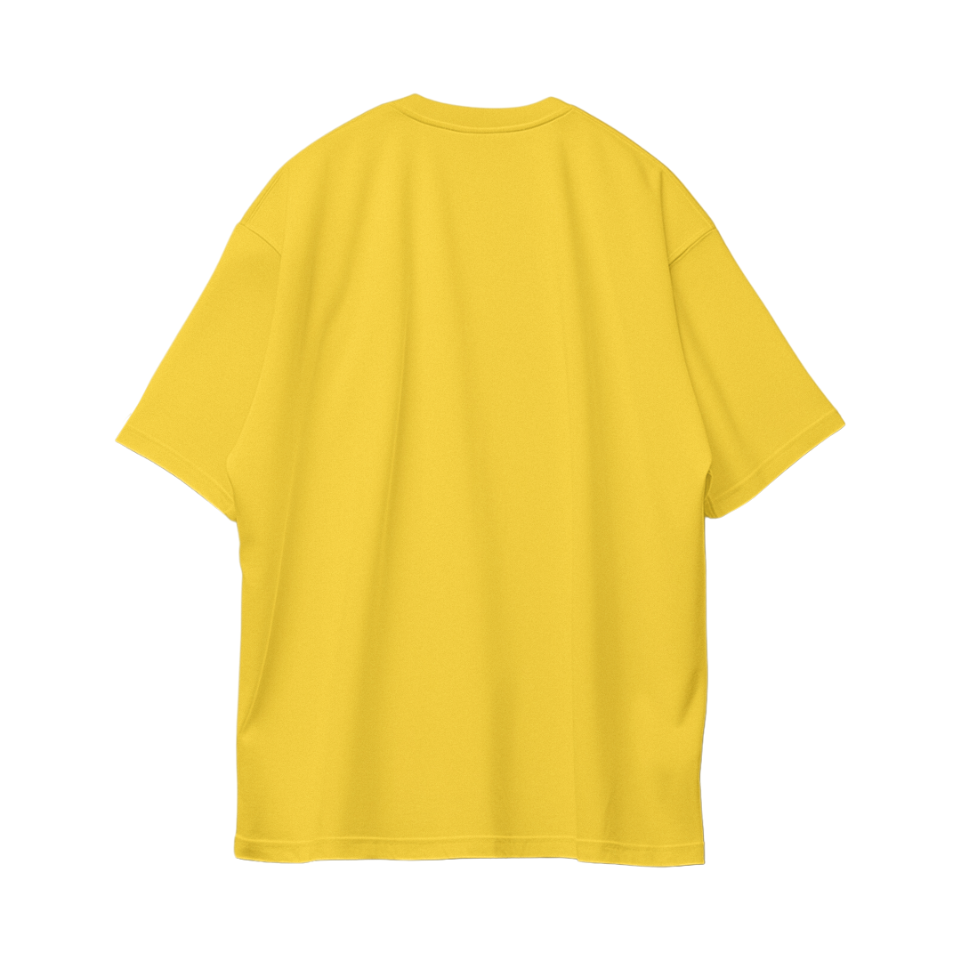 Basic Oversize Tees - Dark Yellow