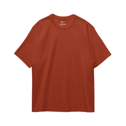 Basic Oversize Tees - Red Brick