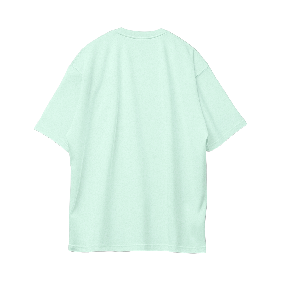 Basic Oversize Tees - Mint Green